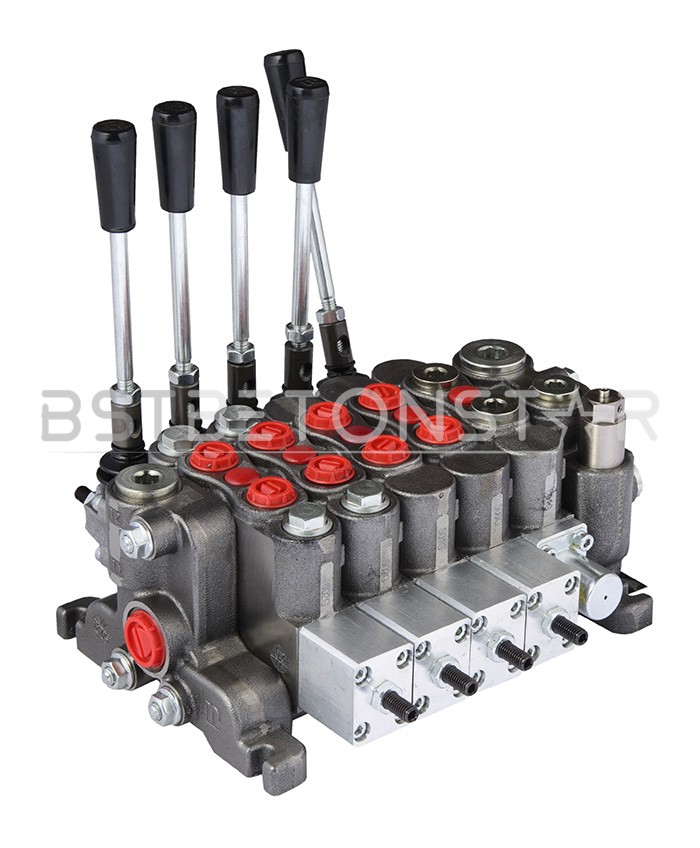 Распределительный блок левый 4+V