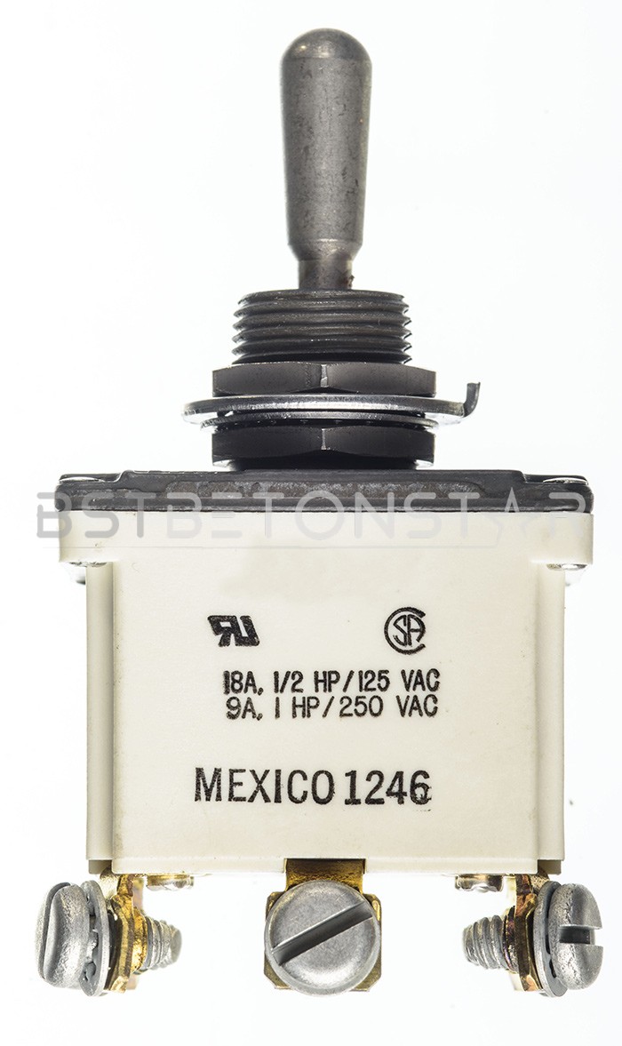 Flip switch 20A; 28V; 2Wechs